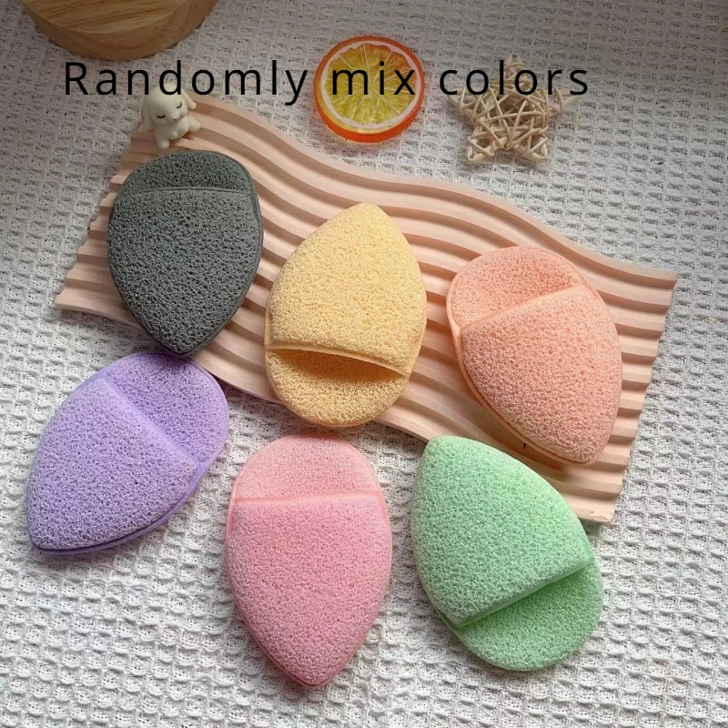 5 PCS Glove Style Facial Exfoliating Sponge For Deep Cleansing, Reusable, Suitable For Makeup Removal And Cleaning