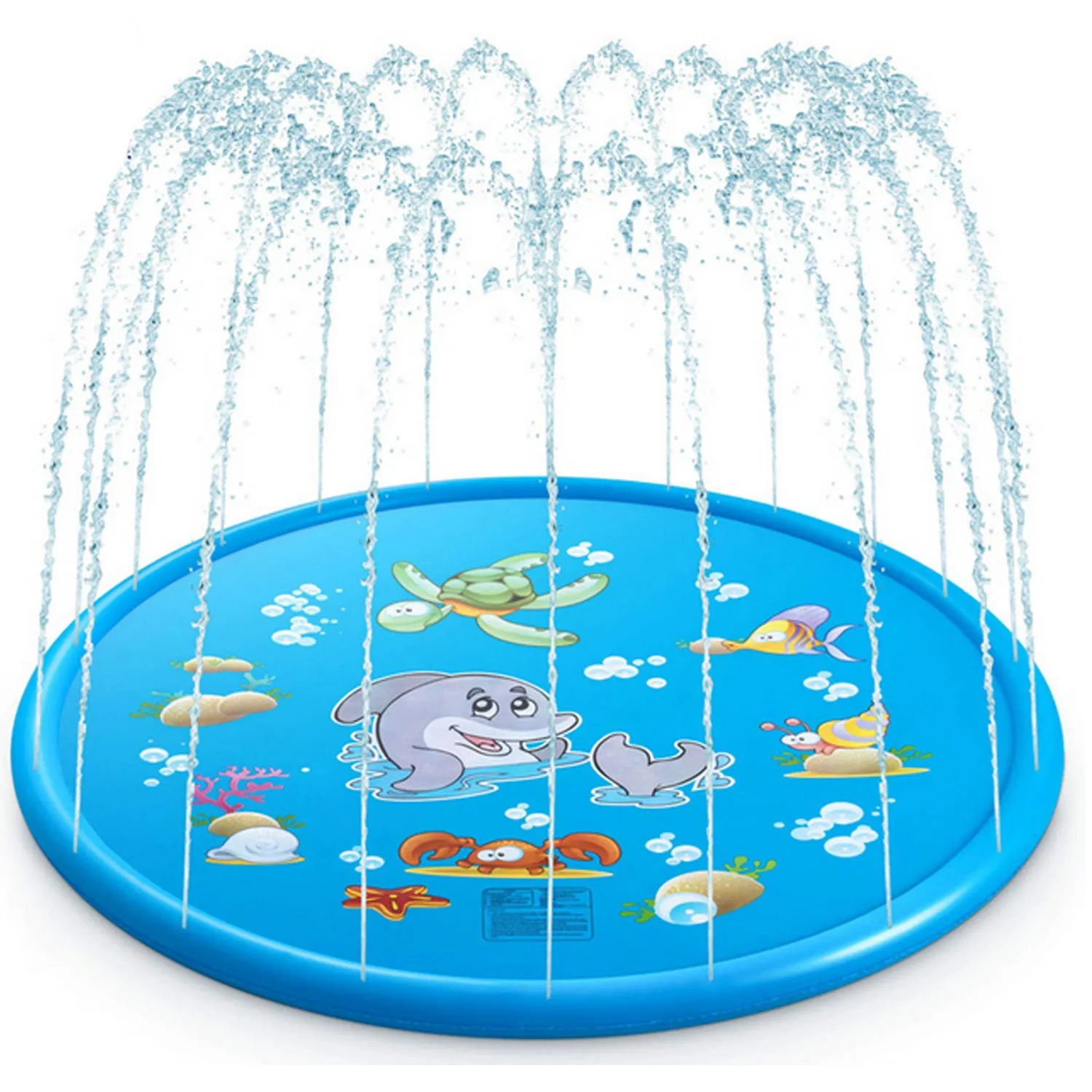 100cm Inflatable Water Spray Mat Children Game Play Summer Lawn Mats Kids Outdoor Splash Mat For Pool Games Toy Sprinkle