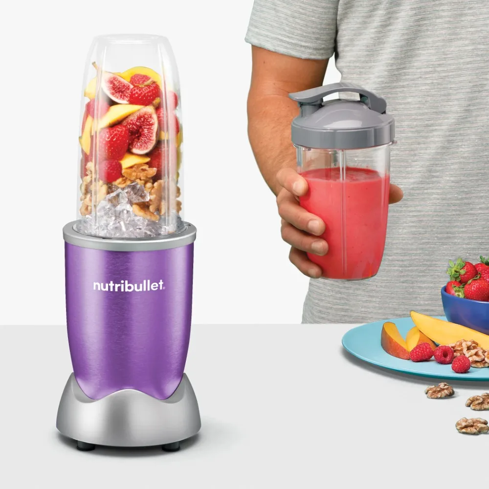 

Новинка 2023, NutriBullet - Pro 32 унции. Персональный блендер 900 Вт-розовое золото