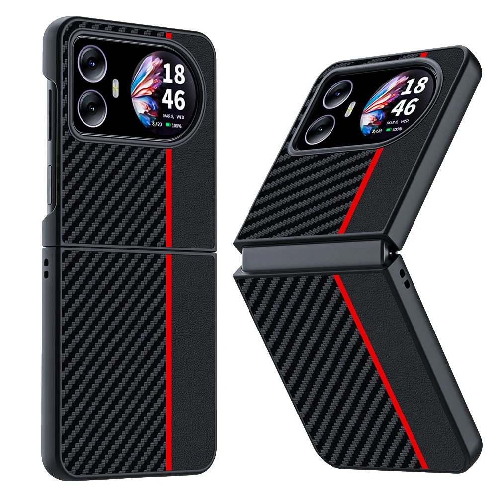 Luxurious Fiber PU-Leather Shockproof Phone Case Cover