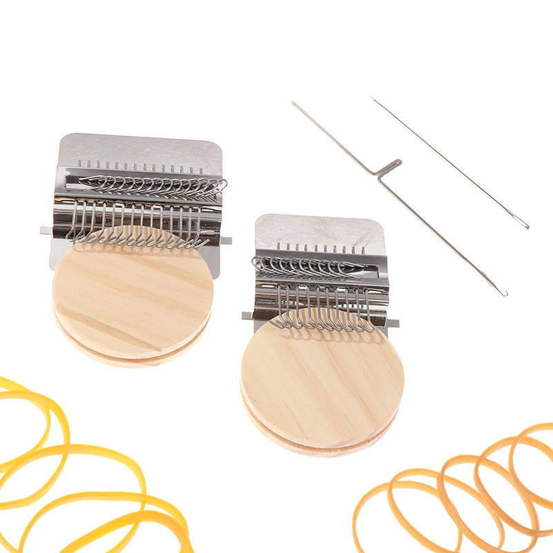 Mini Darning Loom Machine DIY Apparel Sewing Small Loom Small Mender For Darning Machine With Instructions Accessories