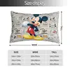 Custom Mickey Mouse Minnie Anime Throw Pillow Covers Cushions Cover for Bed Sofa Rectangle Pillowcase 3