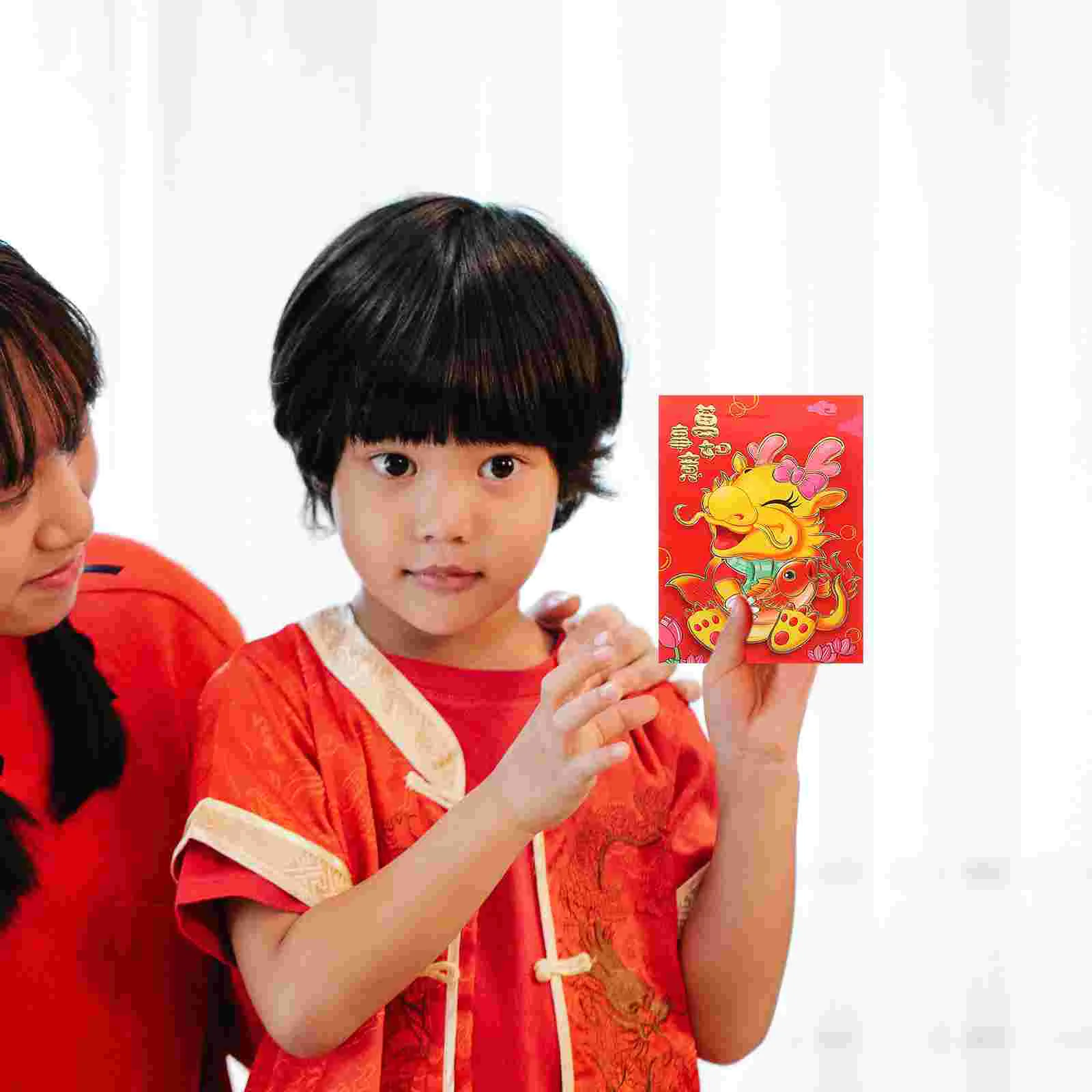 

30 Pcs 2024 Year of The Dragon Red Packet New Envelopes Chinese Wedding Gift Wallet