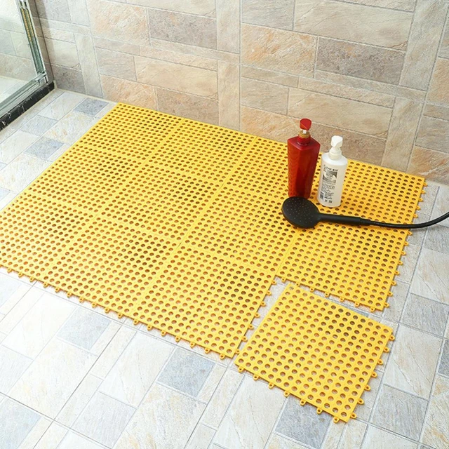 Non-slip Mat Toilet Splicing Ground Mat Air Massage Bath Mats Bathroom  Carpet PVC Mesh Soft Plastic Mat Floor Pad Home Supplies - AliExpress