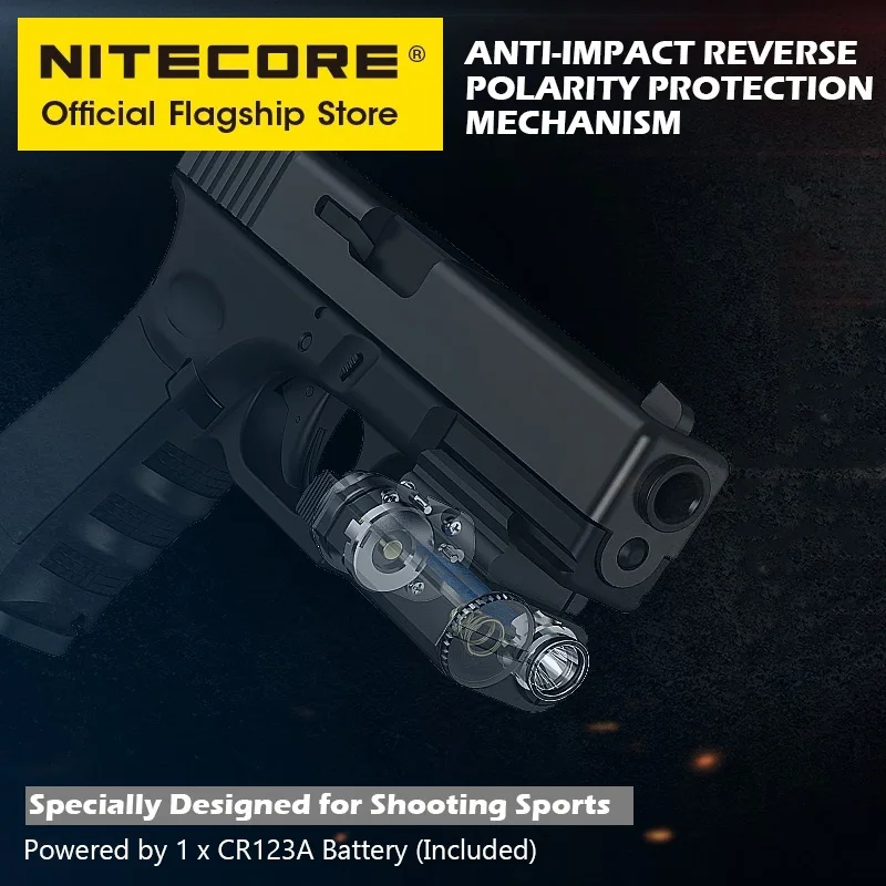 Tactical Waterproof Aluminum LED Flashlight for Shooting Sports