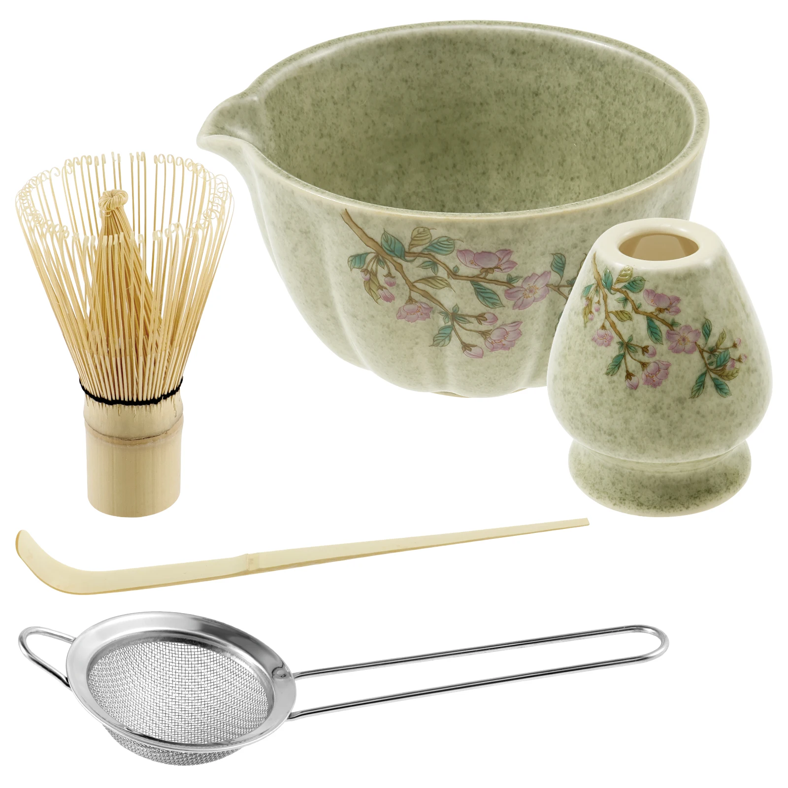 Matcha Whisk Set Japanese Style - مجموعة خفق ماتشا...