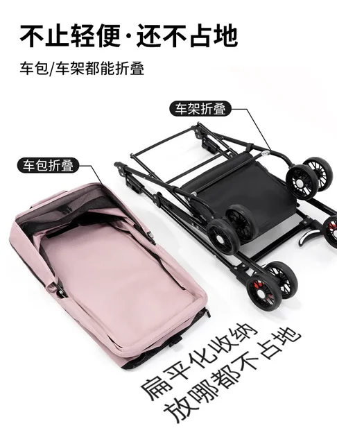 Custom Transport Trolley Frame Foldable Pet Trolley Carrier with Wheels for Dog with Tray 6