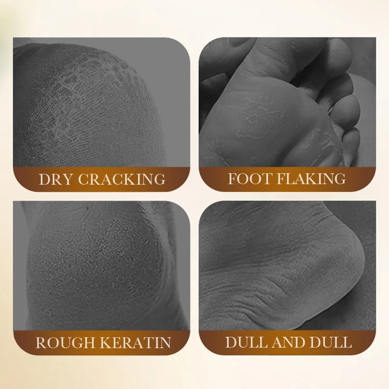 BIOAQUA White Rice Foot Mask Moisturizing Whitening Foot Peeling Mask Exfoliating Feet Spa Pedicure Exfoliant Feet Skin Care