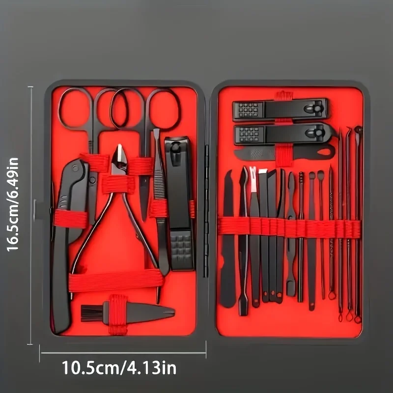 7pcs-24pcs Professional Nail Clippers Kit Ultra Sharp Fingernail and Toenail Cutters Men and Women Sturdy Pedicure nail scissors set nail clipper set nail care kit manicure pedicure kit manicure nail clipper set manicure sets manicure set nail clippers kit nail clipper nail clippers toe nail clipper