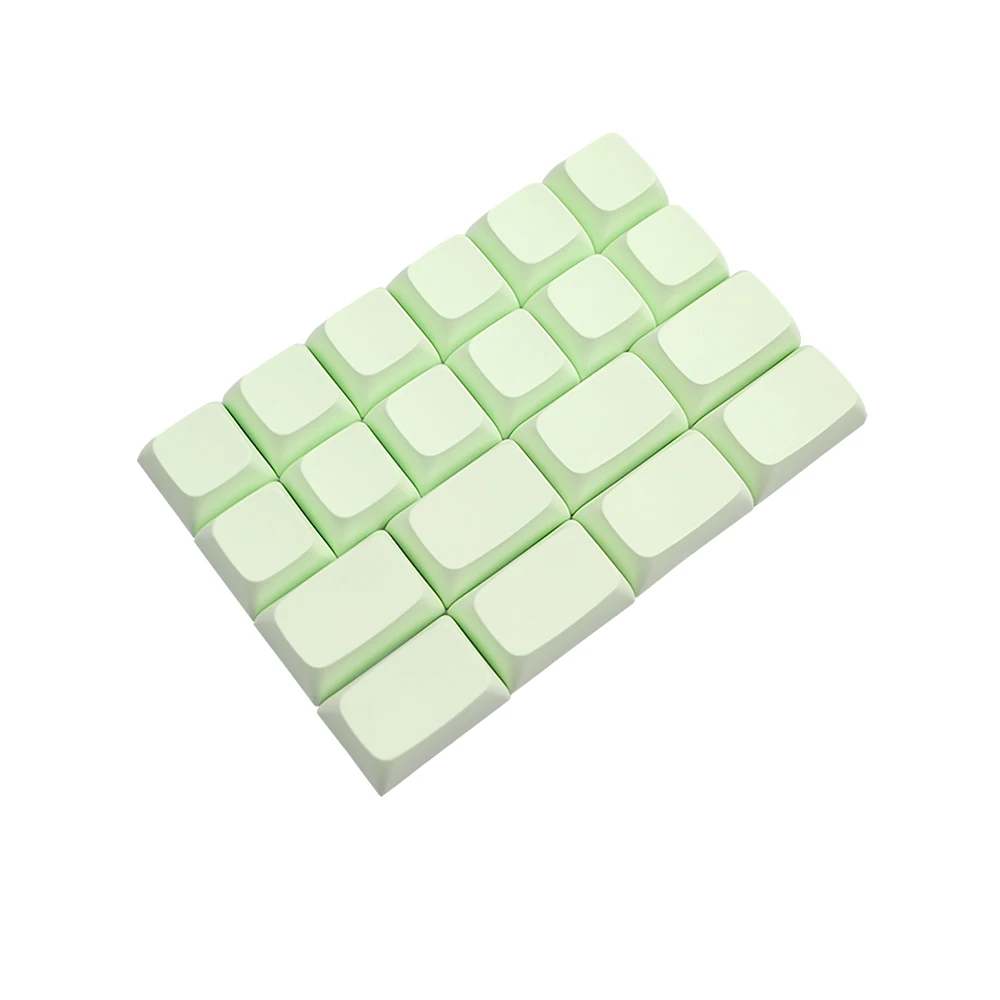 Luz Verde Xda Perfil Ergodox Keycaps Pbt em Branco Keycap para Ergodox mx Switches Teclado de Jogo Mecânico Boné Chave - Imagem 6