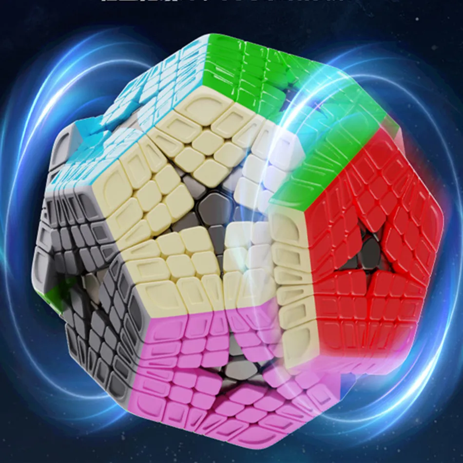 YuXin Huanglong 6X6 Dodecahedron Magic Cube Stickerless Speed 12 Faces Megaminx Puzzle Cubo Magico Toys Gifts For Children 2
