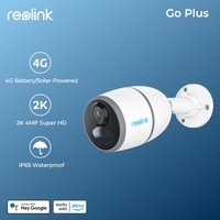Reolink GO Series 4MP Battery 4G Sim Card Network Camera Wild Video Surveillance IP Cam LTE Human Car Detection Security Camera