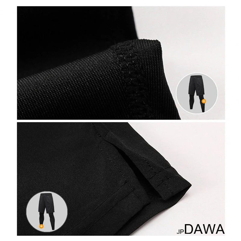 Wading Pants JP Dawa Summer Fishing Pants Men's Fake Two Piece Set Mosquito proof Outdoor Fitness Cycling Tight Elastic Luya Fishing Pants