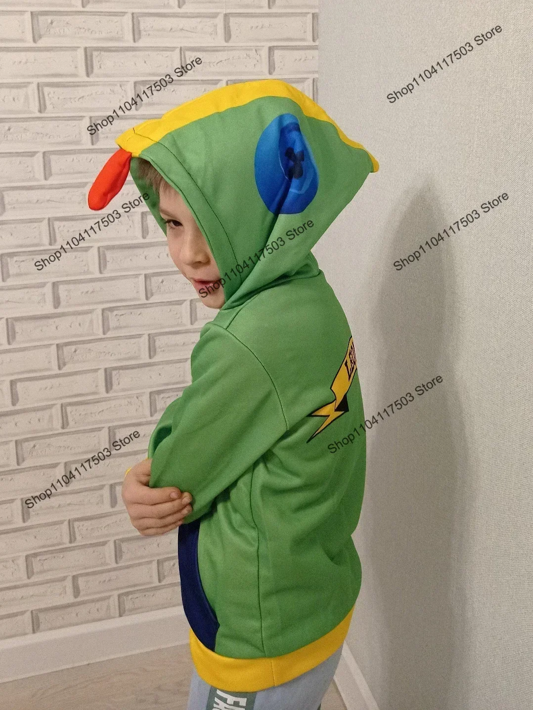 4T-14T Kids Hoodie Print 3D Hooded Pullover Cosplay Kenji Juju Shade Edgar Harajuku Casual Tracksuit Cool Autumn Hoody Tops