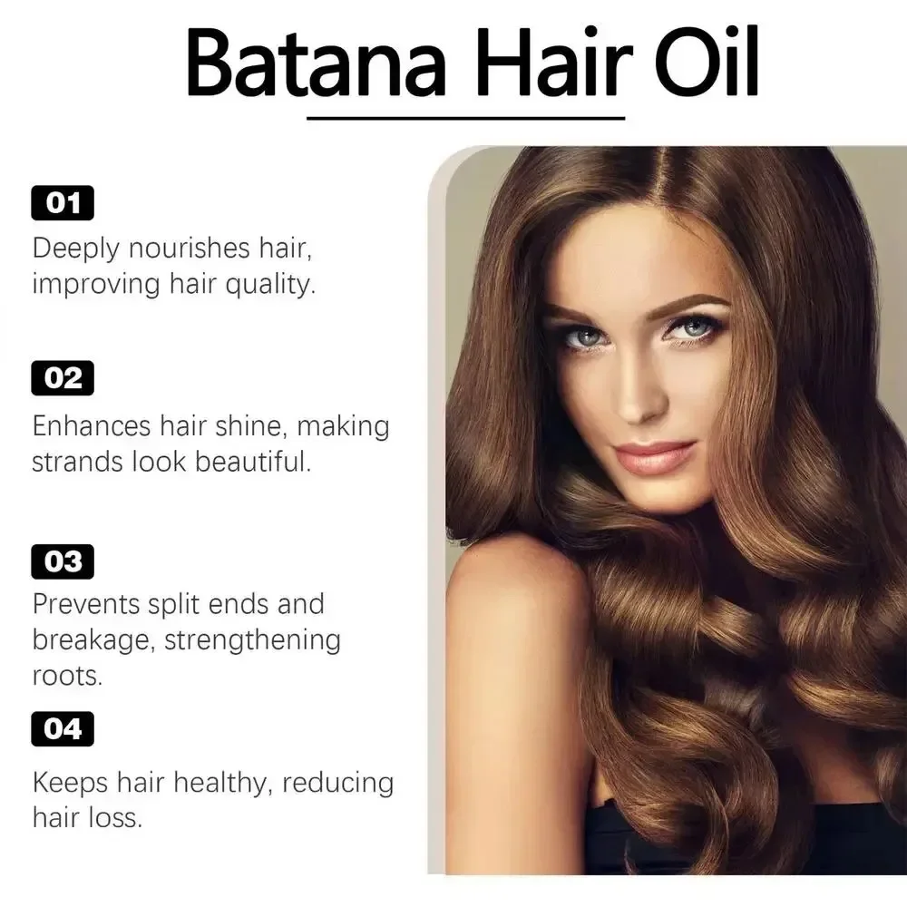 Hair Essence Oil Hair Growth Oil Hair Oil Raw Batana Oil For Hair Growth Natural Can Prevent Hair Loss in Both Men and Women Increase Thickness and Smoothness