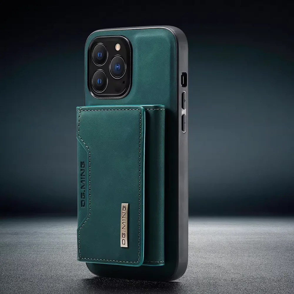 2 In 1 Detachable Magnetic Leather Case for IPhone17 16 Pro Max 15 13 12 11 Xs XR 14 Plus 17Air Wallet Cover Cards Holder Pocket