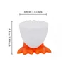 1/2/4PCS high footed Chicken egg tray cup Plastic egg tray Cute and creative breakfast Boiled Eggs Container Kitchen supplies 2