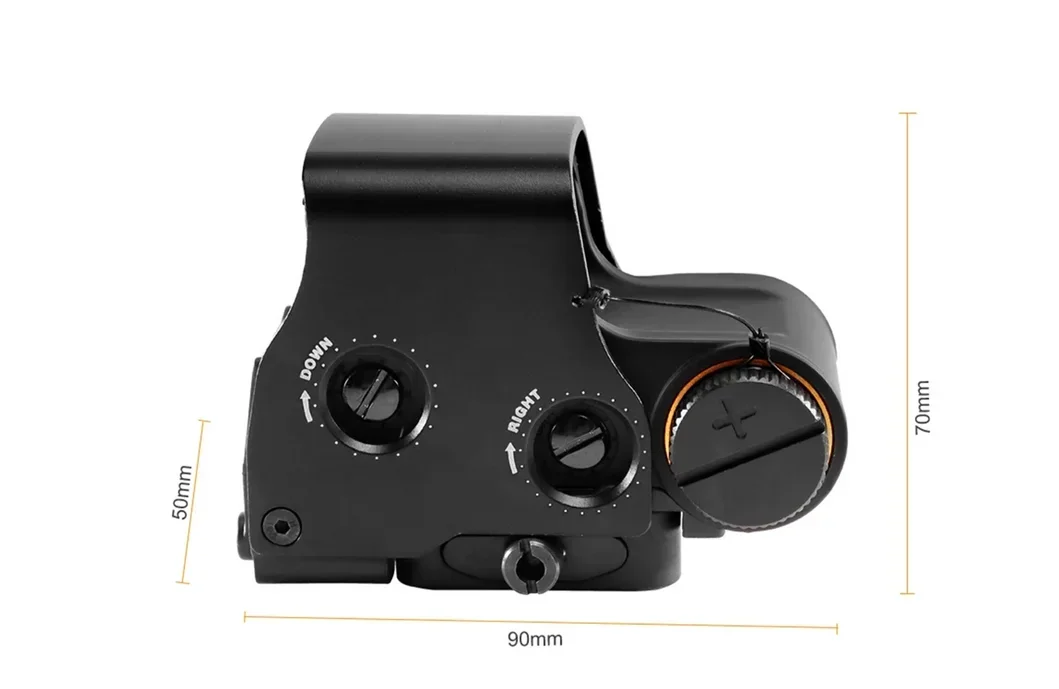 558 Holographic Red Dot Sight DCR Reticle EXPS3 Airsoft Riflescope 20mm Rail Mount 2A Initiative Marking