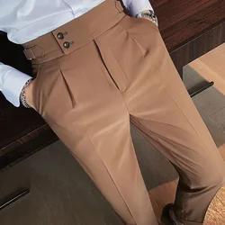 Autumn KPOP Fashion Style Harajuku Slim Fit Trousers Loose All Match Casual Pants High Waist Solid Pockets Straight Leg Pants