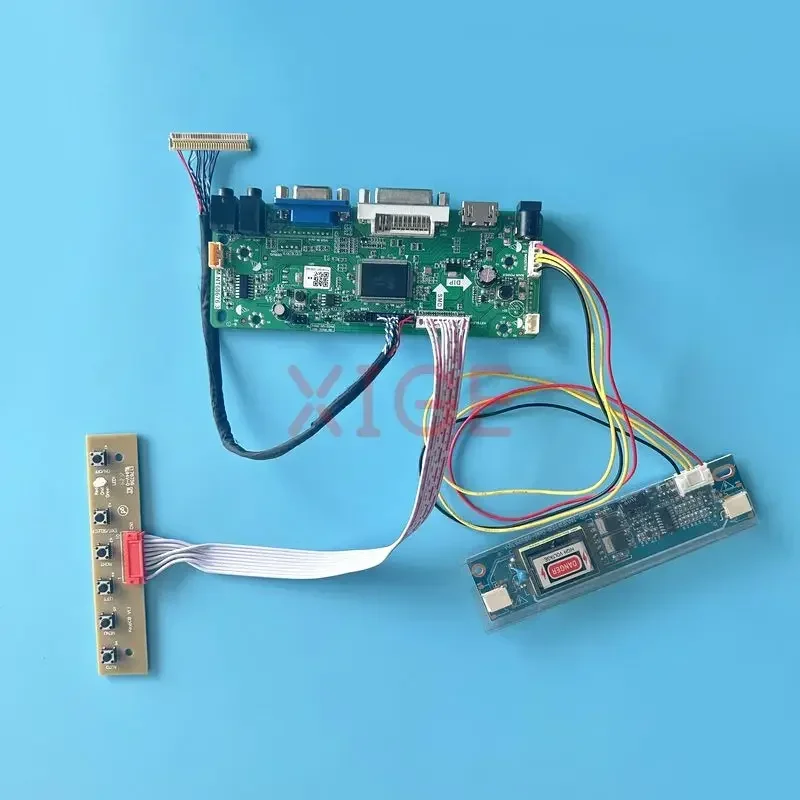 

Controller Driver Board Fit B154EW03 B154EW07 N154I4 QD15TL08 LVDS-30Pin DIY Kit 1280*800 DVI VGA HDMI-Compatible 2CCFL Display