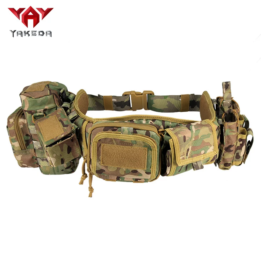 Camouflage Training Waist Cover Outdoor MOLLE Belt Multi Functional