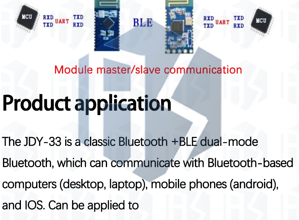 JDY-33 Dual-Mode Bluetooth Serieller Port SPP Bluetooth SPP-C Kompatibel mit HC-05/06 /JDY-31/30 Slave Bluetooth 3.0 – Detail 4