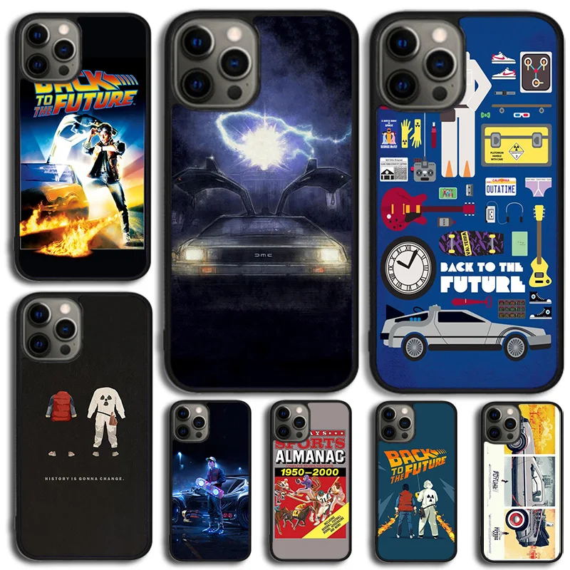 Back To The Future Cover Per Telefono Per Iphone 15 14 Se 2020 Xr Xs 11 12 13 Mini Pro Max 6 7 8 Plus Coque