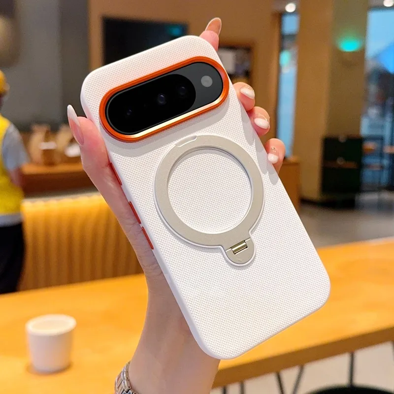 Enhanced Magnetic Armor Case with Rotatable Ring Holder – Metal & Hybrid TPU/PC Design