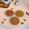 1Pcs 1/12 Dollhouse Accessories Miniatures Apple Pie Mini Pizza Food Model Toy for Doll House Decoration 1