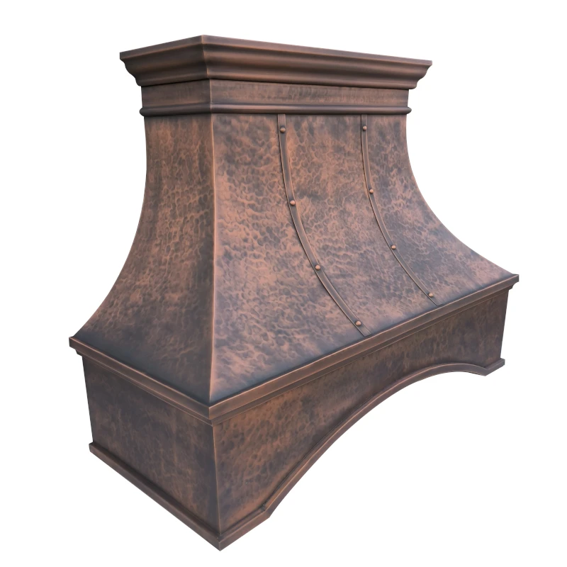 Wholesale Price Copper Kitchen Range Hood Cover Home Appliance Copper Wall Mounted Cooker Hood - Image 6