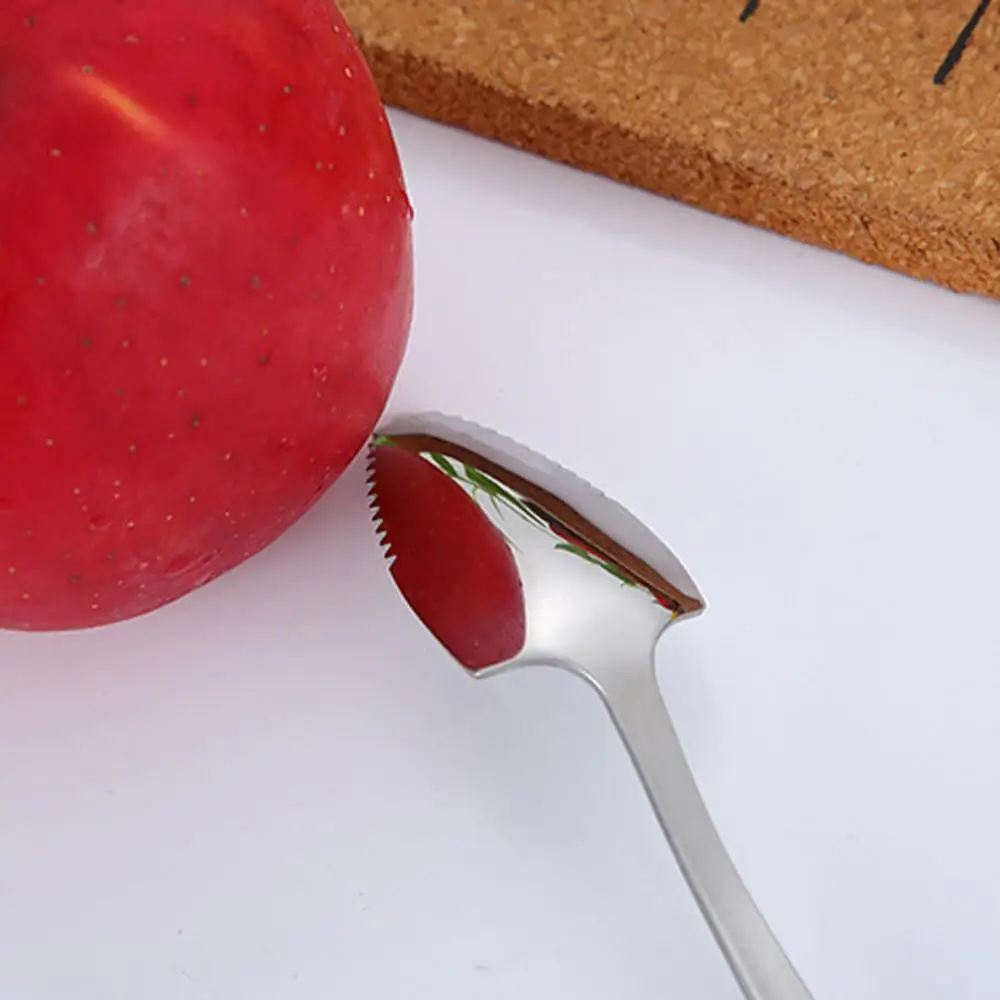 Grapefruit Spoons Stainless Steel Serrated Silverware Kitchen Tool for Kiwi Dessert Citrus Fruit Fashion Wedding Party Supplies