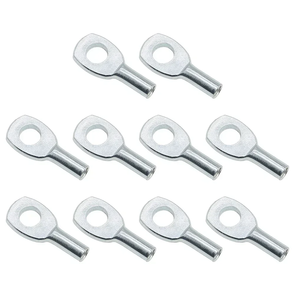 10pcs  Gyms Steel Wire Gym Pulley Machine Cable Eyelet Wire Rope Port Joint Stopper  Gyms Steel Wire Gym Pulley Machine Cable 2