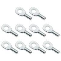 10pcs  Gyms Steel Wire Gym Pulley Machine Cable Eyelet Wire Rope Port Joint Stopper  Gyms Steel Wire Gym Pulley Machine Cable 2