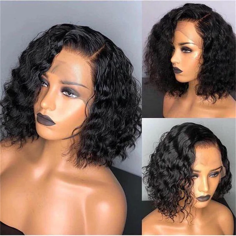 short-18inch-180density-soft-natural-black-kinky-curly-lace-front-wig-for-women-babyhair-heat-resistant-glueless-preplucked-wig