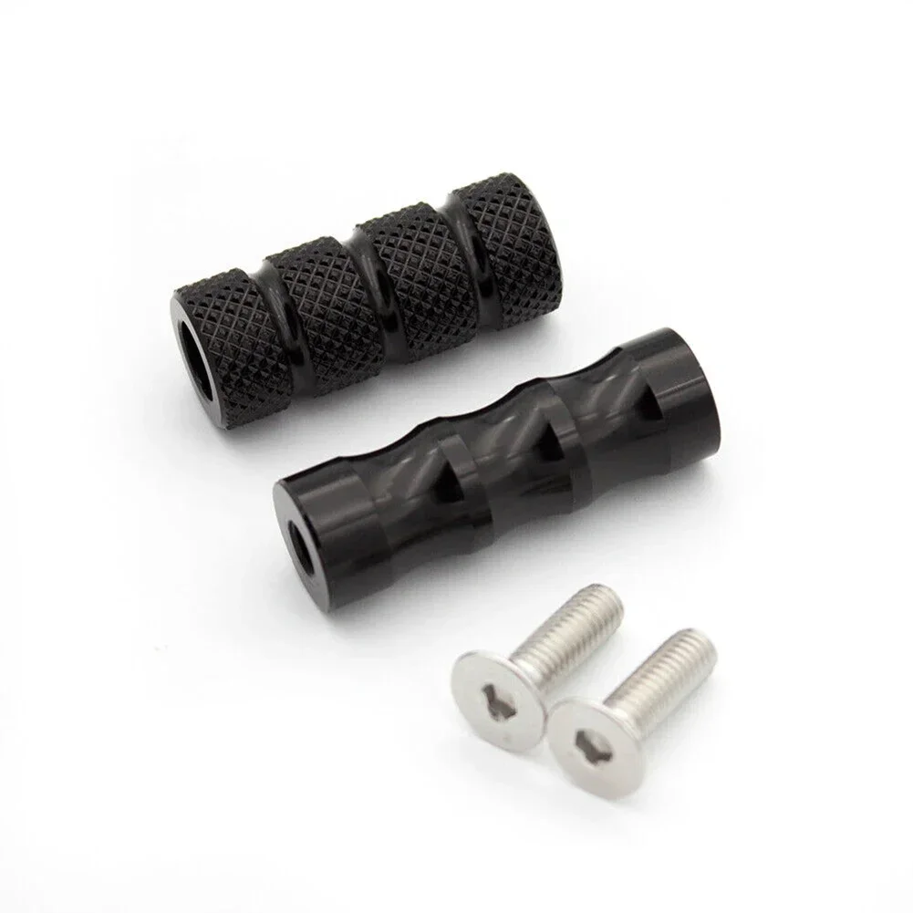 Suitable For 6mm Bolts Universal Motorcycle Gear Shift Lever Brake Pedal M6 Footpeg Shifter Footrests With Improved Fitment