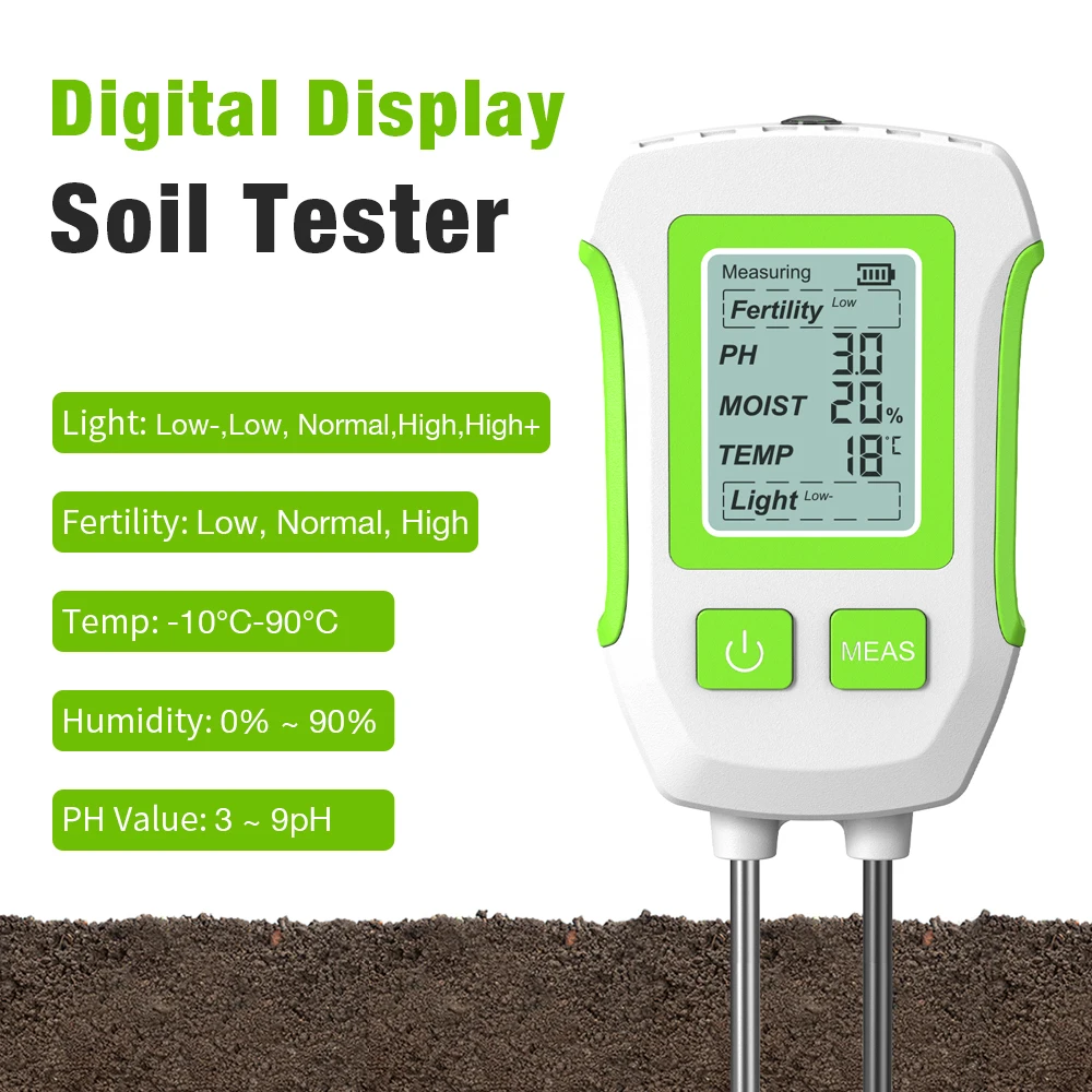 Soil Detector LCD Backlight for Greenhouse Garden