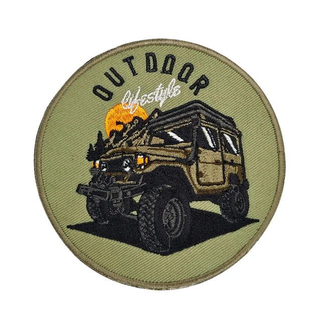 Cartoon Off-road Pickup Truck Iron on Backing Embroidery Patches Badge  Accessories Appliques for Clothes Jeans Backpacks - AliExpress