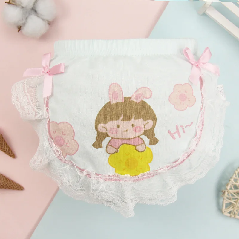 Baby Soft Cotton Panties Girl Briefs Female For Children Underwear Lovely Underpants Infant Cute Cat Kids shorts CN