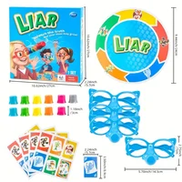 Liar Fibber Board Game for Kids - Educational Party Game with Noses & Glasses, Promotes Family Fun and Interaction, 2-4 Players 2