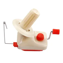Hand-Operated Yarn and Fiber Winder (Glamour Red)