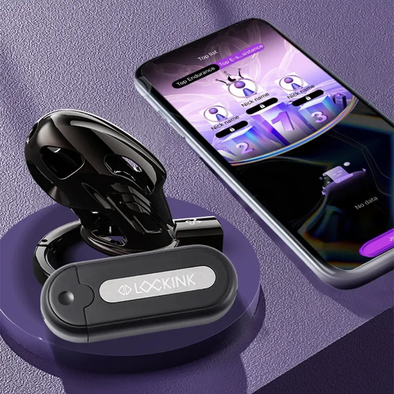 Penis Chastity Cage Chastity Lock Sex Toy Smart Remote Cock Cage with App Control
