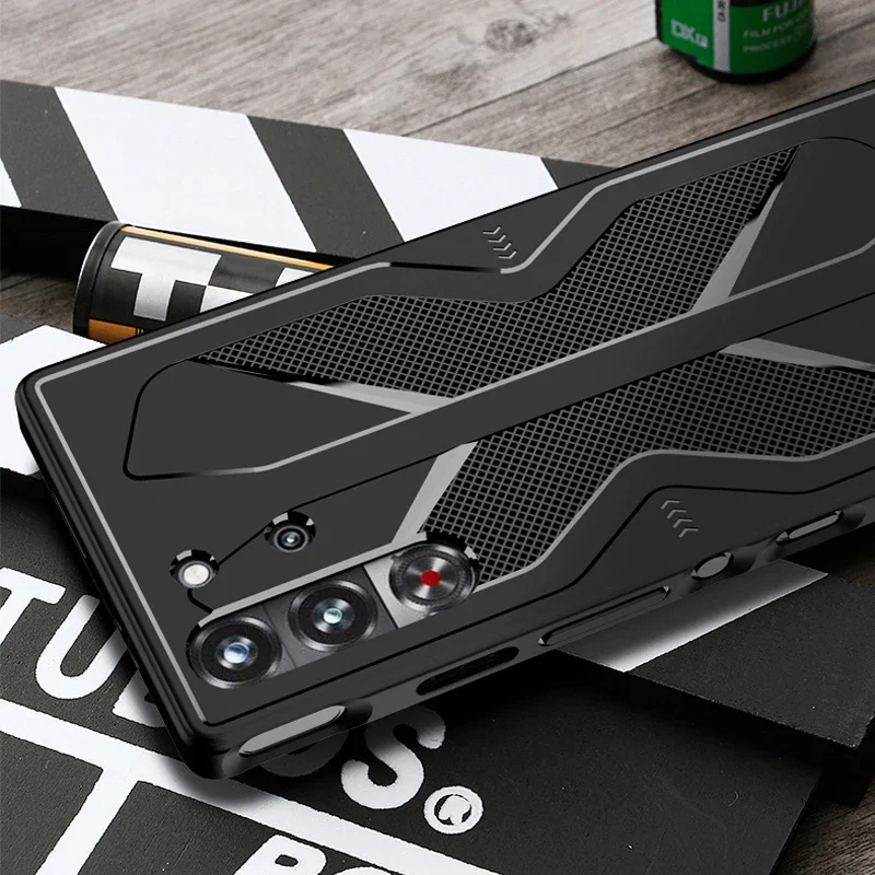 Shockproof Silicone Armor Matte Protective Back Cover