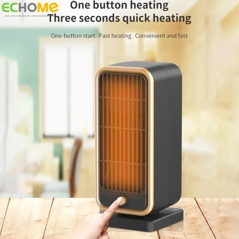 ECHOME 500W Electric Heater PTC Ceramic Portable Warmer Fast Heating Warmer Machine Energy Saving Winter Indoor Use Room Heater