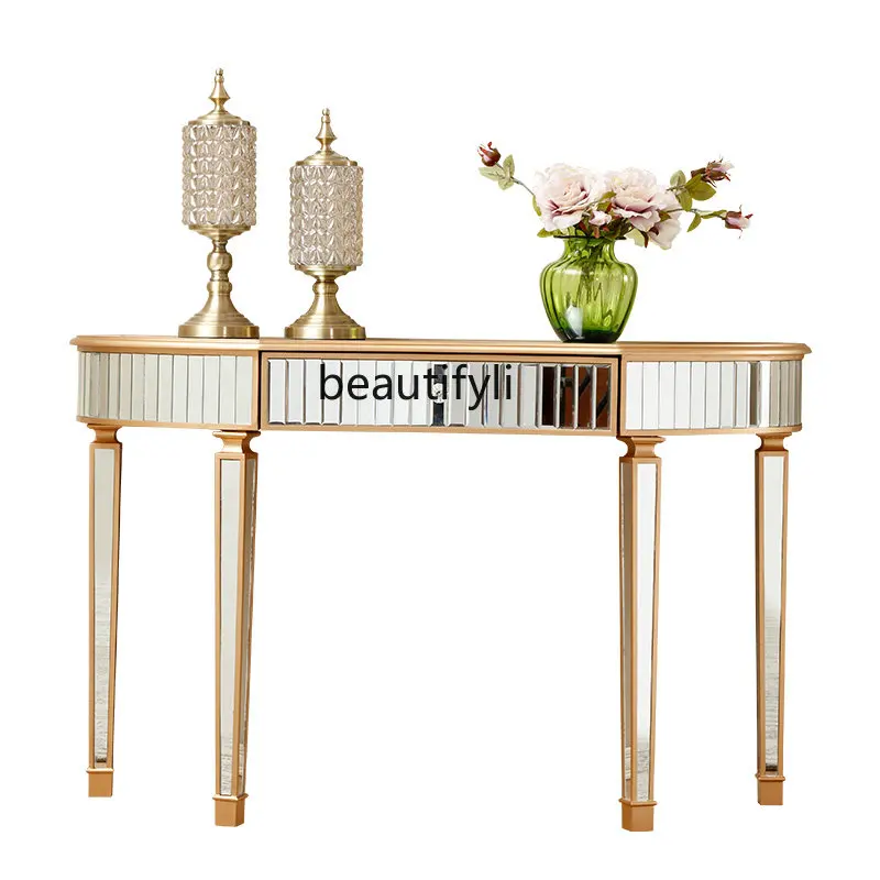 

Console Tables Table-Console American Console European Console Tables Light Luxury Post-Modern Lobby Partition Table