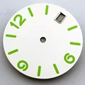 White and green