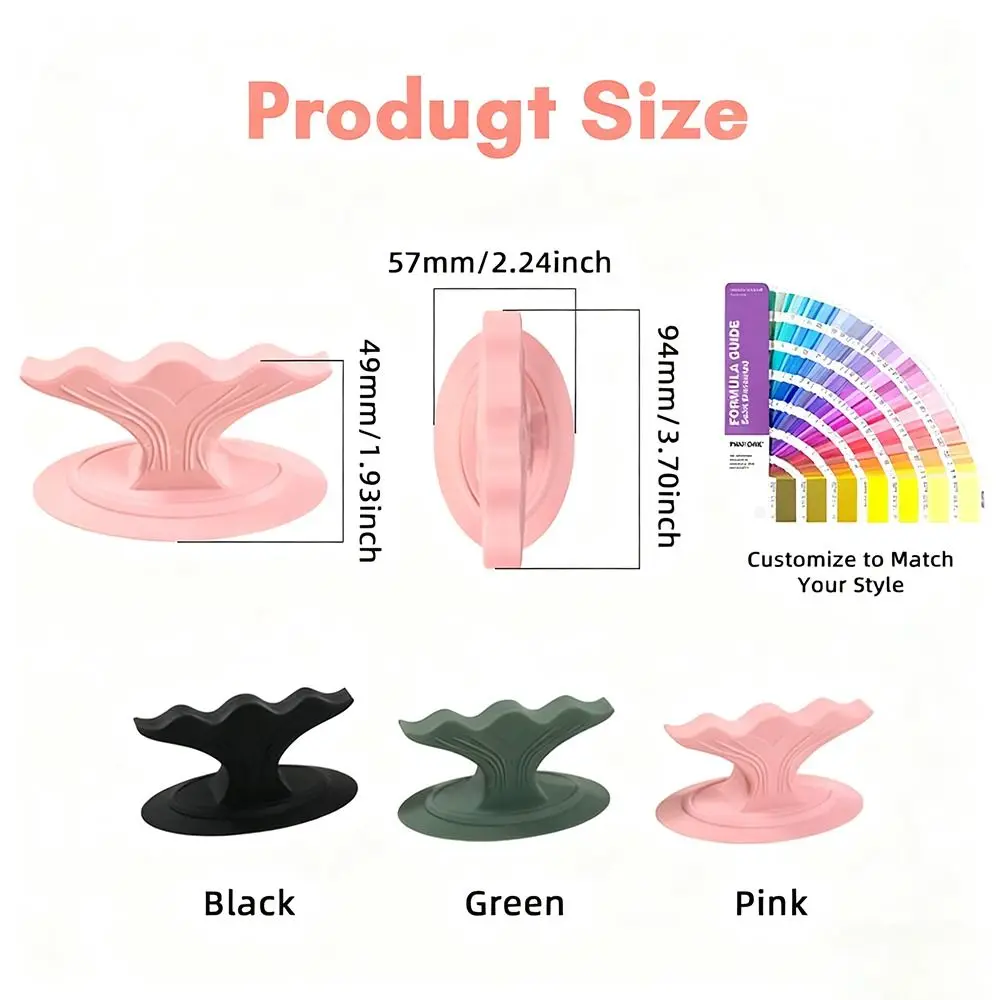 Soft Silicone Manicure Finger Support Stand Non-slip Portable Nail Art Finger Holder Nails Locator Nail Arts Accessories
