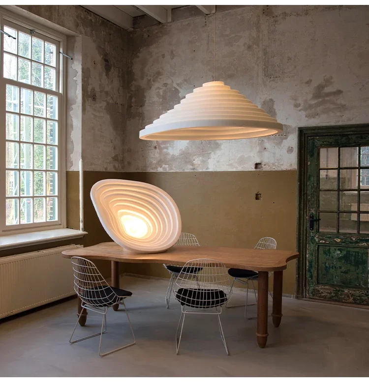 Rice Field Akustik-Pendelleuchte, Restaurant, Wabi Sabi, leichte Kunst, Café, Bar, Designer-Lampe, Arbeitszimmer, Schlafzimmer, Esszimmerbeleuchtung – Detail 22