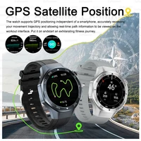 2026New Smart Watch Men Full Circle HD Screen Wireless Call Smartwatch Call Reminder GPS Sports Track Bracelet Music Clock+ Gift 5