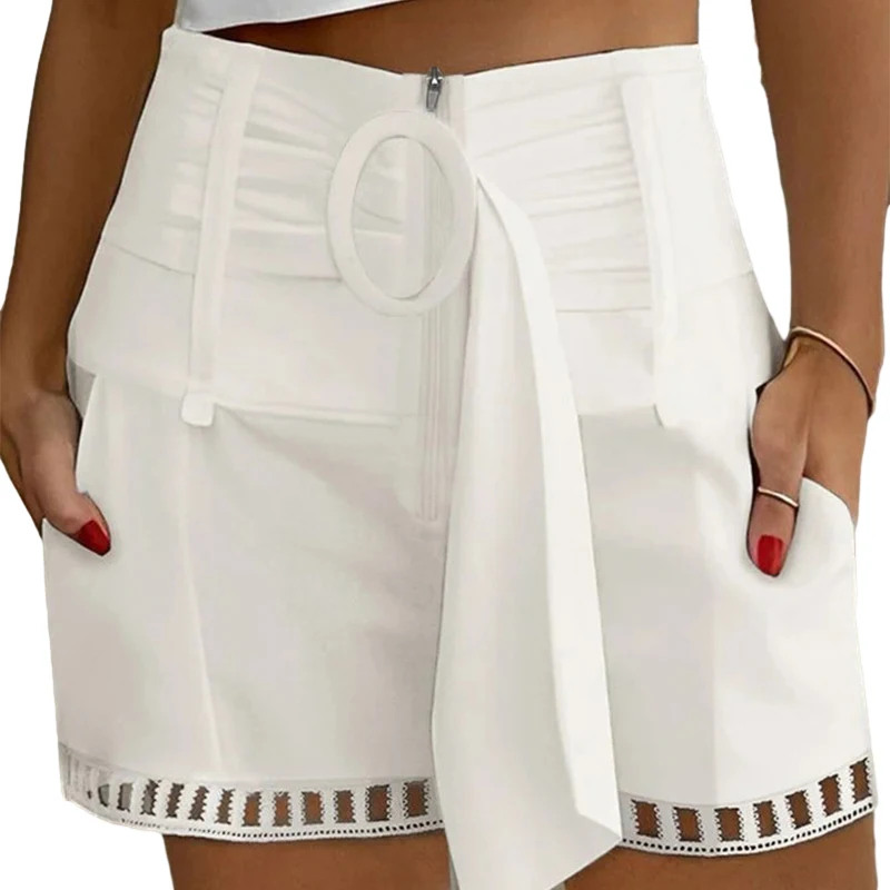 Women's Summer Shorts 2023 Cotton Casual Shorts Printed Classic Linens Straight Short Pants Student Women Beach Daily Shorts