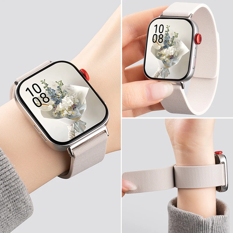Magnetic Silicone Strap Replacement Wristband